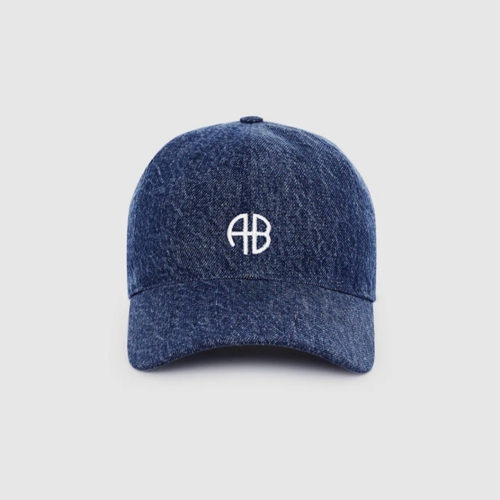 Anine Bing Clean Indigo Baseball Cap